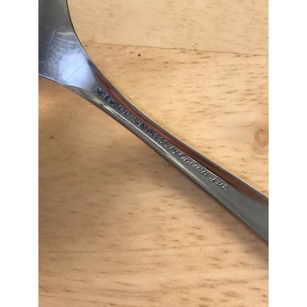 Oneida OUR ROSE Stainless‎ Forever Rose SSS Scientific Flatware Serving Spoon